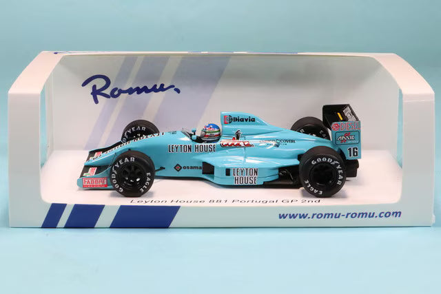 ROMU055 Spark 1:43 ROMU Custom Leyton House March 881 F1 Portuguese GP 1988 I. Capelli 2nd #16