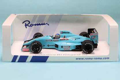 ROMU055 Spark 1:43 ROMU Custom Leyton House March 881 F1 Portuguese GP 1988 I. Capelli 2nd #16
