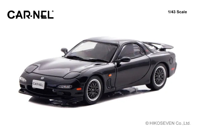[ Pre-order ] CN439813 CAR-NEL 1:43 Mazda RX-7 Type RZ (FD3S) 1998 Brilliant Black