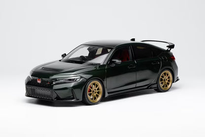 [ Pre-order ] M85327 MOTORHELIX 1:18 Honda Civic TYPE R (FL5) Customized Pearl Dark Green