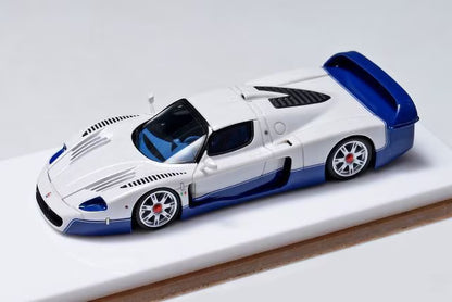 [ Pre-order ] YM model 1:64 Maserati MC12 Stradale White Blue
