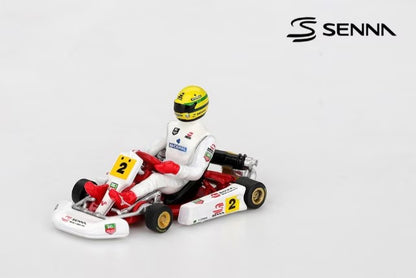 [ Pre-order ] MGT01156-L TSM MINI-GT 1:64 Senna Kart Masters of Paris - Bercy 1993 #2 A. Senna