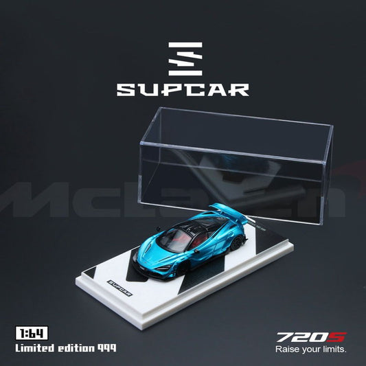 [ Pre-order ] SC64045 SUPCAR SC 1:64 McLaren 720S Bright Blue Ordinary