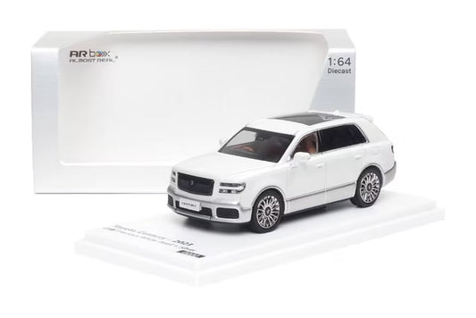[ Pre-order ] 670221201 AR Box [ Almost Real Model ] 1:64 Toyota Century SUV G70 2023 White-Silver