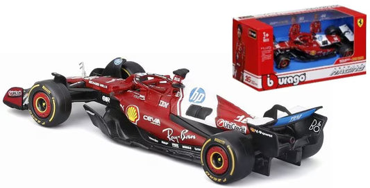 [ Pre-order ] 18-36853L Bburago 1:43 Ferrari SF-25 2025 Australian GP #16 C. Leclerc Window Box