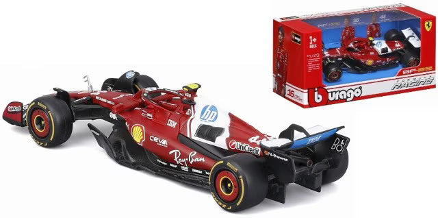 [ Pre-order ] 18-36853H Bburago 1:43 Ferrari SF-25 2025 Australian GP #44 L. Hamilton Window Box