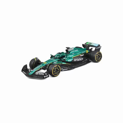 [ Pre-order ] BUR38250S Bburago 1:43 Aston Martin Aramco F1 Team AMR25 2025 Australian GP #18 L. Stroll Window Box