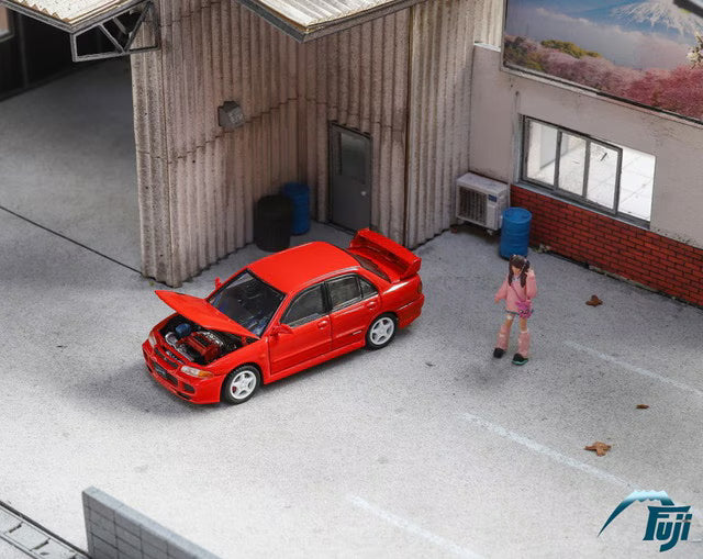 [ Pre-order ] Fuji 1:64 Lancer Evolution EVO III GSR Red
