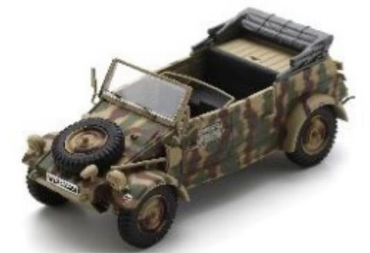 [ Pre-order ] 35U00003 Schuco 1:35 Kübelwagen Type 82, German Army, camouflage
