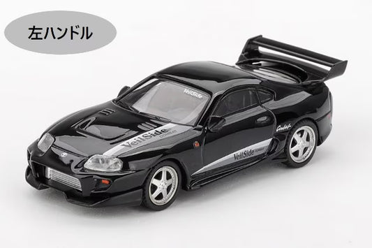 [ Pre-order ] MGT01107-L TSM MINI-GT 1:64 Scale Toyota Supra VeilSide Combat V-II Black (Left-Hand Drive)