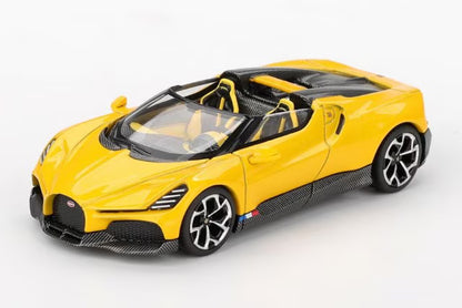 [ Pre-order ] MGT01137-L TSM MINI-GT 1:64 Bugatti W16 Mistral Yellow (Left-Hand Drive)