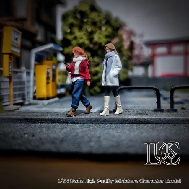 [ Pre-order ] LK2025121529 Lucky Studio 1:64 Figures of Chance Encounters and Companionship Duo, Female Friendship, Winter Outfits, Two Figures