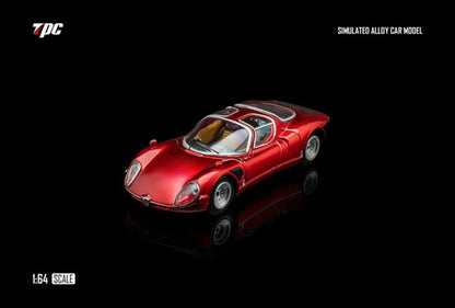 [ Pre-order ] TPC 1:64 Alfa Romeo Tipo 33 Stradale Metallic Red