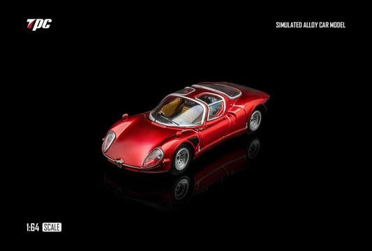 [ Pre-order ] TPC 1:64 Alfa Romeo Tipo 33 Stradale Metallic Red