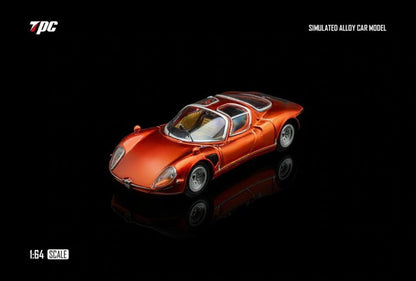 [ Pre-order ] TPC 1:64 Alfa Romeo Tipo 33 Stradale Metallic Orange