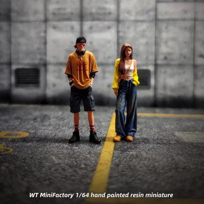 [ Pre-order ] WT2025121520 WT Minifactory 1:64 Pocket-Handed Duo Figures, Male and Female Friendship Couple