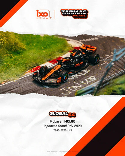 [ Pre-order ] T64G-F070-LN3 Tarmac Works 1:64 McLaren MCL60 Japan GP 2023 L. Norris #4
