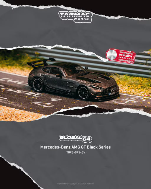 [ Pre-order ] T64G-042-GY Tarmac Works 1:64 Mercedes-Benz AMG GT Black Series Grey