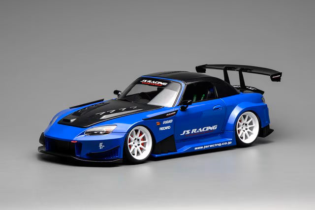 [ Pre-order ] M85117 MOTORHELIX 1:18 Honda S2000 J's Racing Apex Blue Pearl