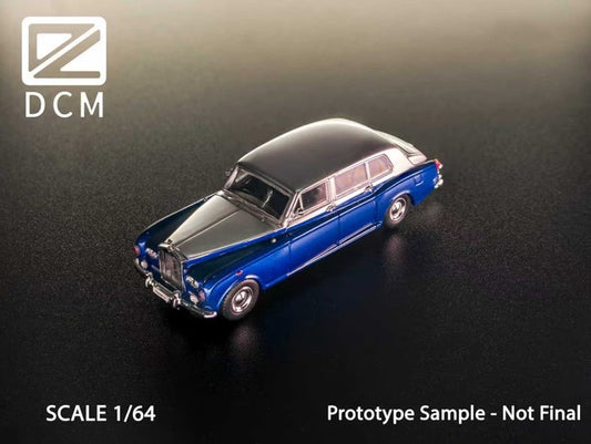 [ Pre-order ] DCM 1:64 Rolls-Royce Phantom VI Blue-Silver Top
