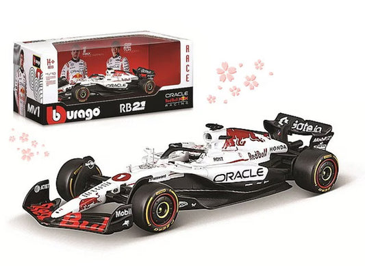 [ Pre-order ] BUR18005JPV BBURAGO 1:18 Oracle Red Bull Racing RB21 2025 Japan GP #1 with M. Verstappen driver