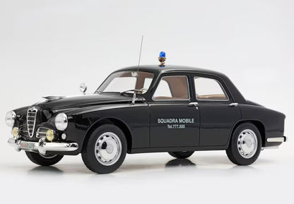 [ Pre-order ] RGM18003POL BBR 1:18 Alfa Romeo 1900 by RGM Design Squadra Mobile Polizia (No Case)