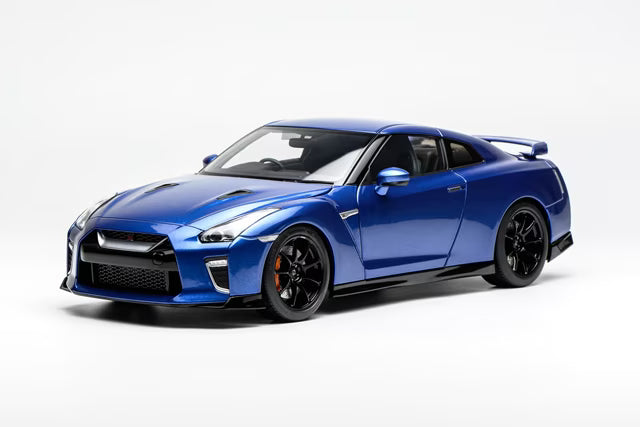 M83504 MOTORHELIX 1:18 Nissan GT-R (R35) Track Edition Engineered By NISMO 2020 Wangan Blue