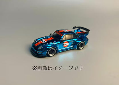 [ Pre-order ] Flame 1:64 RWB 993 Chrome Blue