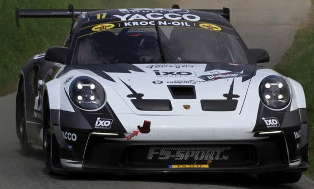 [ Pre-order ] 18RMC255 ixo 1:18 Porsche 922 Rally GT 2025 Wallonia Rally #17 C. DE CECCO / H. JEROME