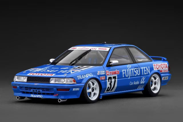 [ Pre-order ] IG3863 ignition model 1:18 FUJITSU TEN TOM'S COROLLA (#37) 1991 JTC