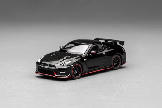 [ Pre-order ] M63524 MOTORHELIX 1:64 Nissan GT-R NISMO (R35) Special Edition 2022 Meteor Black Flake Pearl