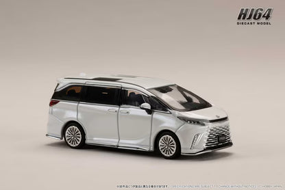 [ Pre-order ] HJ645076BW Hobby Japan 1:64 Lexus LM Custom Version 6-Seater 500h (RHD) / Black Interior Sonic Quartz