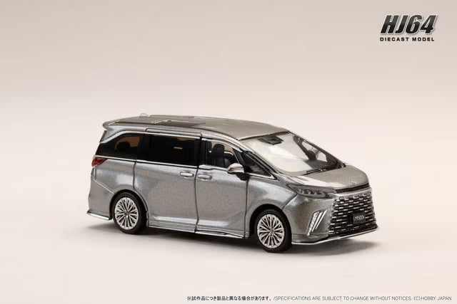 [ Pre-order ] HJ645076BS Hobby Japan 1:64 Lexus LM Custom Version 6-Seater 500h (RHD) / Black Interior Sonic Titanium