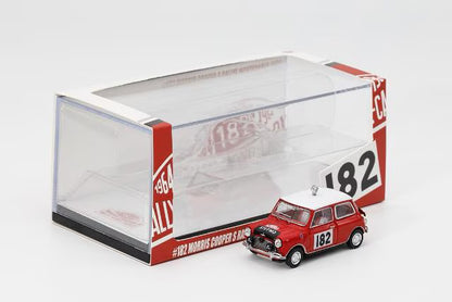 [ Pre-order ] KS-078-659 GCD Gaincorp Products 1:64 Mini Cooper Monte Carlo Mini Mark I Mini Cooper S Rallye Automobile Monte-Carlo Version Red #182 (RHD)