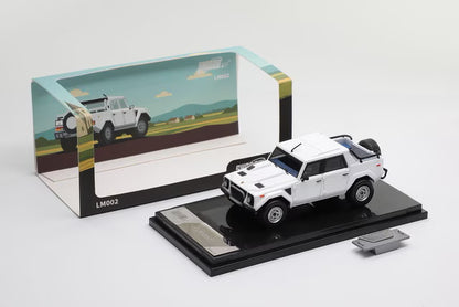 [ Pre-order ] KS-094-504 Shadow Pro 1:64 Lamborghini LM002 Pearl White (LHD)