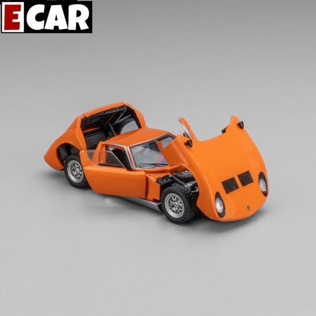[ Pre-order ] Element Car Model 1:64 Lamborghini Miura Fully Openable Orange