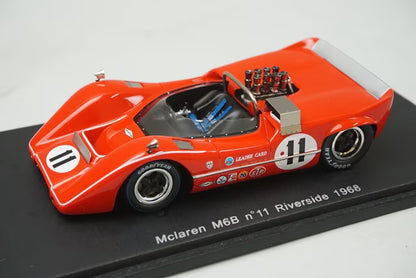 1:43 Spark S1112 McLaren M6B Riverside 1968 #11 L.Motschenbacher