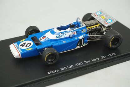 1:43 Spark S1594 Matra MS120 Italian GP 3rd 1970 #40 J.P. Beltoise
