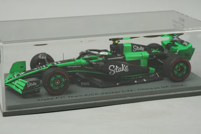 1:43 Spark S9531 Stake F1 Team KICK Sauber C44 Chinese Grand Prix 2024 #24 Zhou Guanyu