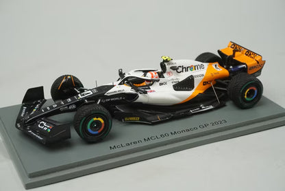 1:43 Spark S8583 McLaren MCL60 Monaco GP 2023 #4 L. Norris