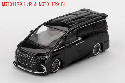 [ Pre-order ] MGT01179-BL TSM MINI-GT 1:64 Scale Toyota Alphard 40 KUHL Black (Left-Hand Drive) *Blister Packaging