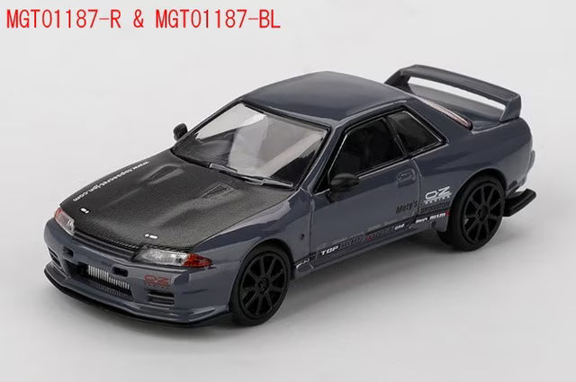 [ Pre-order ] MGT01187-R TSM MINI-GT 1:64 Scale Nissan Skyline GT-R VR32 Top Secret Stealth Gray (Right-Hand Drive)