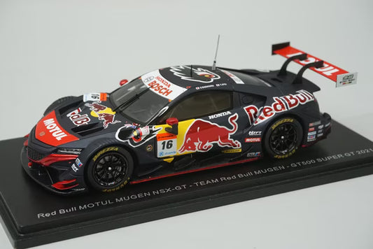 1:43 Spark SGT124 Honda Red Bull Motul Mugen NSX-GT GT500 Super GT 2021 #16