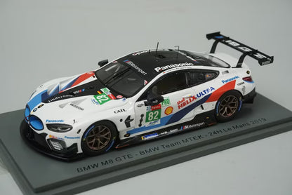 1:43 TSM Models TSM430474 Spark Custom BMW M8 GTE MTEK Le Mans 24H 2019 #82