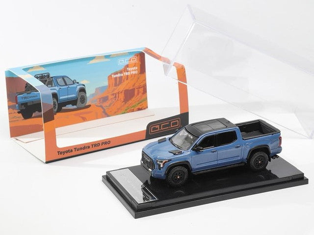 KS-064-491 GCD Gaincorp Products 1:64 Toyota Tundra Pickup Blue (LHD) with Accessories