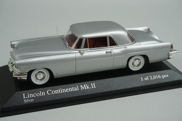 1:43 MINICHAMPS 400082301 Lincoln Continental MKII 1956 Silver model car