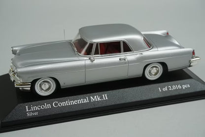 1:43 MINICHAMPS 400082301 Lincoln Continental MKII 1956 Silver model car