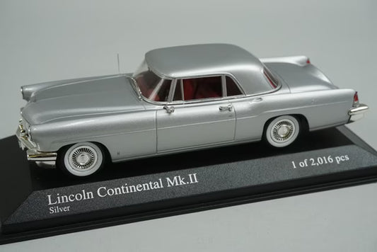 1:43 MINICHAMPS 400082301 Lincoln Continental MKII 1956 Silver model car