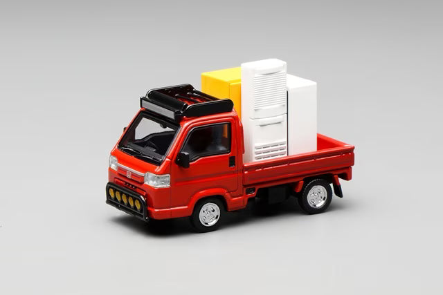 [ Pre-order ] M65616 MOTORHELIX 1:64 Honda Acty Truck Customized Edition Milano Red