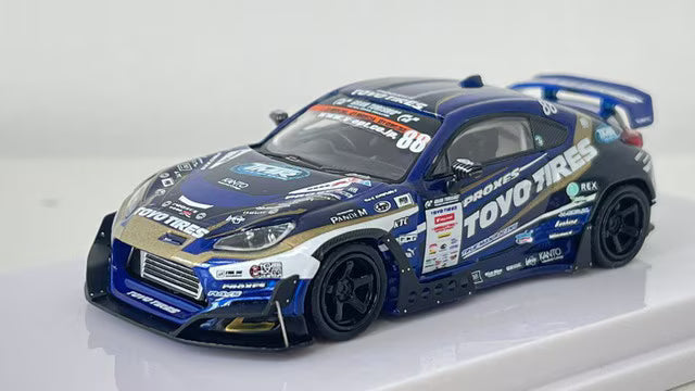 [ Pre-order ] GU64101 GULLIVER64 1:64 GR86 Team Toyo Tires Drift D1GP 2025 #88 M.Kawabata